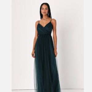 Lulu's Deep Teal Dress